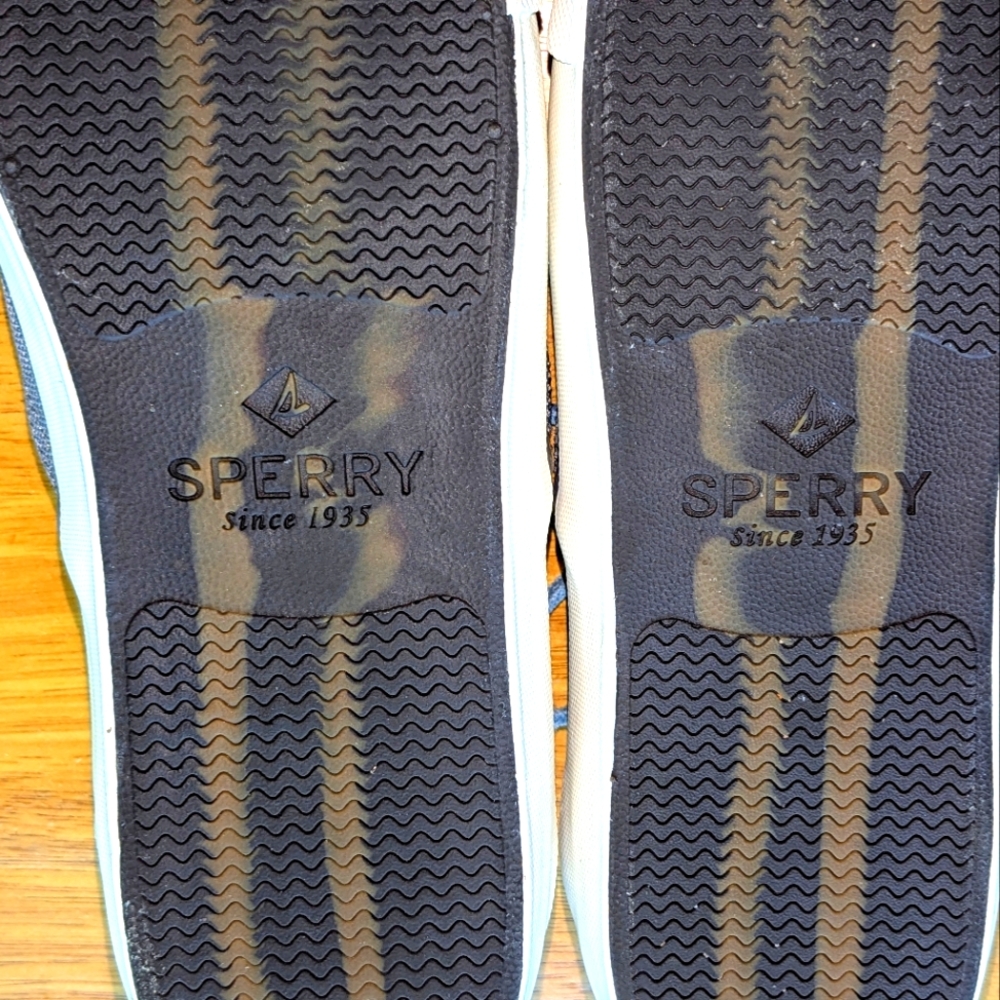 Men's Sperry Size 10.5 SeaCycled Striper II CVO Sneaker Shoe Nautical Slip Proof - Picture 11 of 12